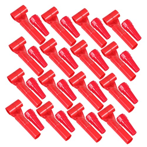 DECHOUS Toddlers Interactive Party Toys 50pcs Frog Blowout Whistles for Boys and Girls Birthday Parties