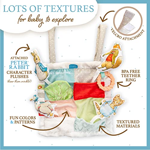 Kids Preferred Beatrix Potter Peter Rabbit Peek-A-Boo On The Go Blanky, Activity Lovey Security Blanket For Babies, Multicolor #TOP2