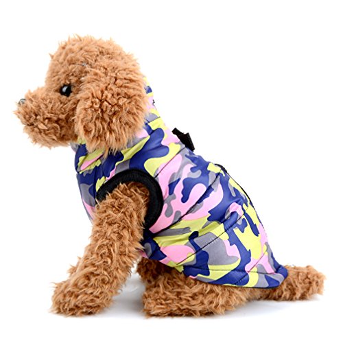 Ranphy Small Dog Camo Puffer Jacket with D-Ring and Zip - Image 2