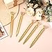 50 Pcs Bridal Shower Pens with Crystal Top, Diamond Pens Bulk Metal Ballpoint Pen Gold Diamond Pen with Black Ink for Bridal Shower, Wedding, Office, School, Elegant Writing Gifts