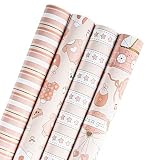 UTILIZA TODAS LAS OCASIONES: Perfecto para fiestas, bodas, cumpleaños, vacaciones, día de San Valentín, día de la madre, envoltura de regalos para baby shower. También es ideal para un proyecto de manualidades.
