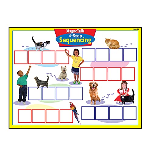 Super Duper Publications | Magnetic 4-Step Sequencing Board Game | Educational Learning Resource For Children #TOP1
