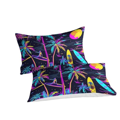 Housse de couette 3D microfibre parures de lit avec taie d'oreiller fermeture éclair King