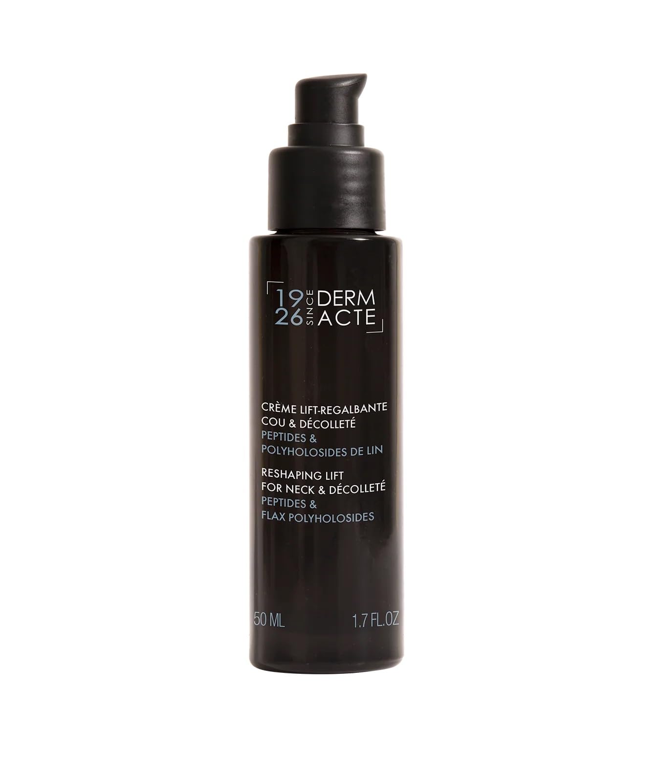 Académie Scientifique de Beauté - Derm Acte - Crème Lift Regalbante Cou et Décolleté 50 Millilitres - Crème Raffermissante Cou Anti Âge Peptides Fermeté Ovale du Visage Double Menton