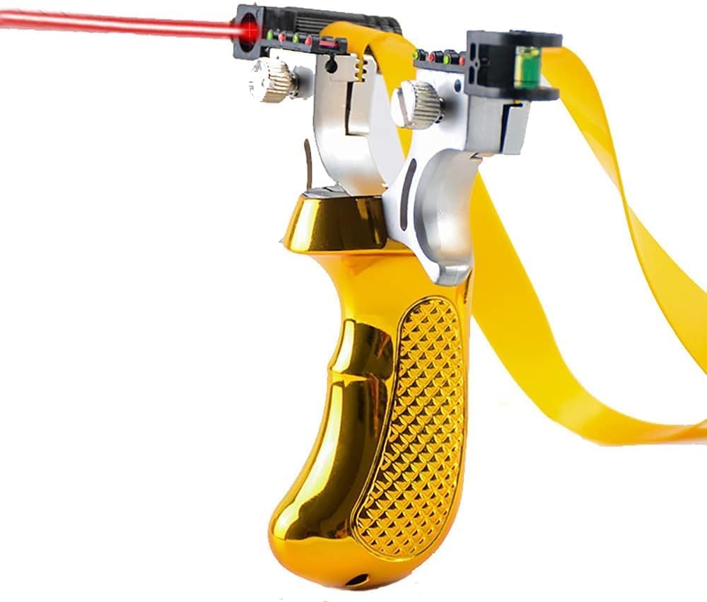 UDee Slingshot with Laser Sight and Scope Level - Precision Aiming, Comfortable Grip - Slingshots for Adults (Yellow) (B0D8PH9PWJ) Amazon Price History, Amazon Price Tracker