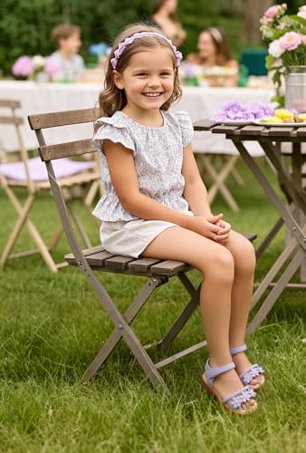 Image of GINFIVE Toddler Girls Sandals Little Girls Kids Summer Shoes Toddler Sandals