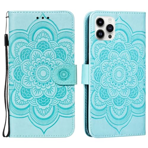 Housse iPhone 15 Pro Max vert antichoc pour regarder vos vidéos avec clapet