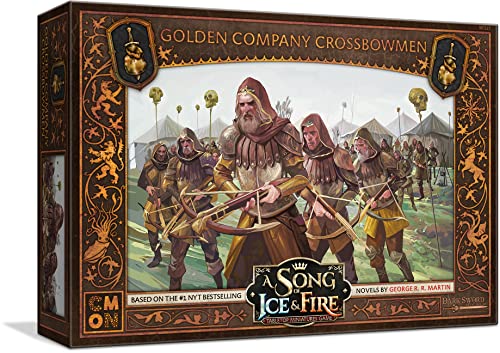 La Mejor comparativa de Espada fuego hielo favoritos de las personas. 7 Una canción de hielo y fuego en miniatura de mesa Golden Company Crossbowmen - Juego de estrategia para adolescentes y adultos | A partir de 14 años | 2 jugadores | Tiempo de...