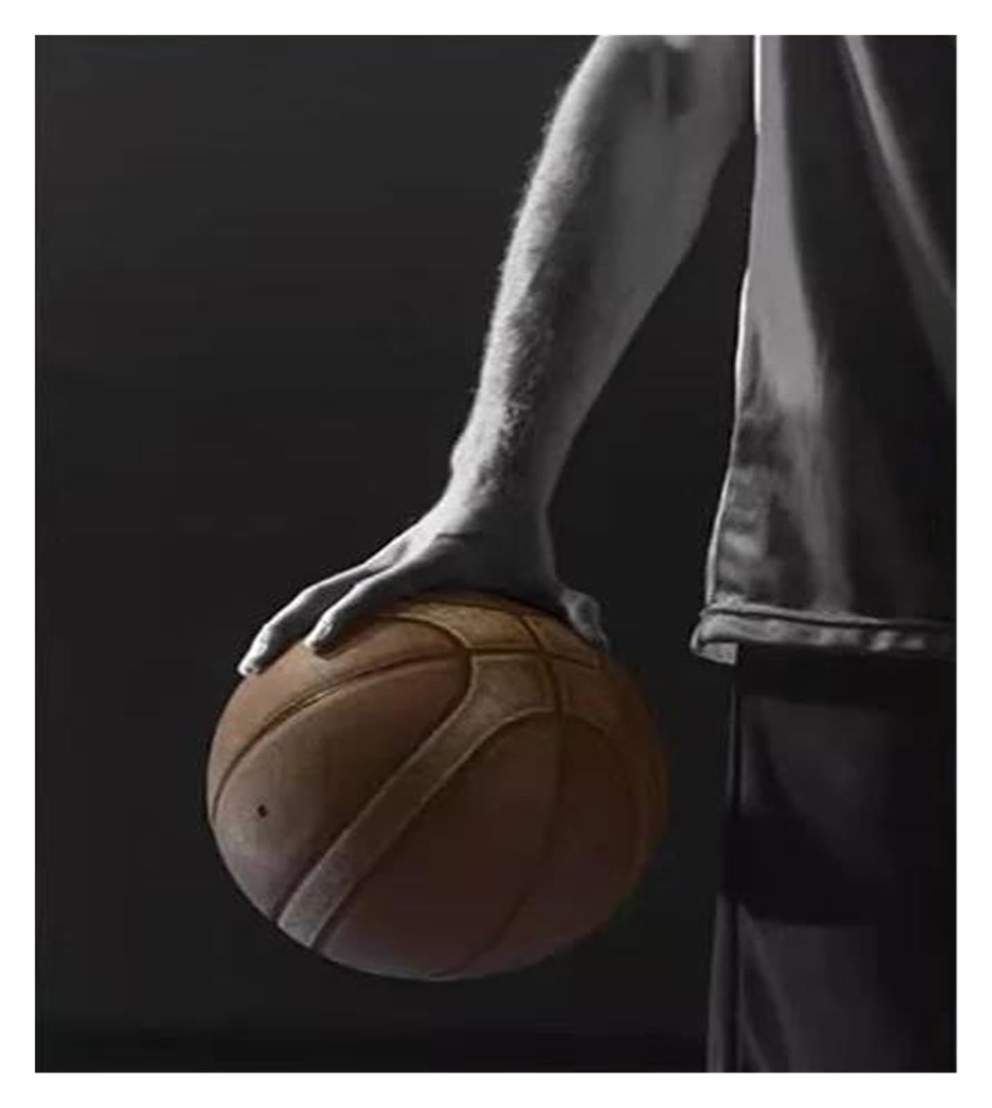 Tableau basket-ball impression sur toile 60x90cm poster sport de salon
