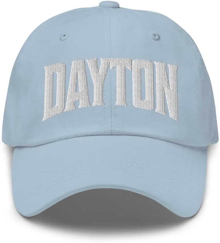 Dayton Baseball Cap Dayton Dad Hat Texas TX Hat Embroidered Souvenir