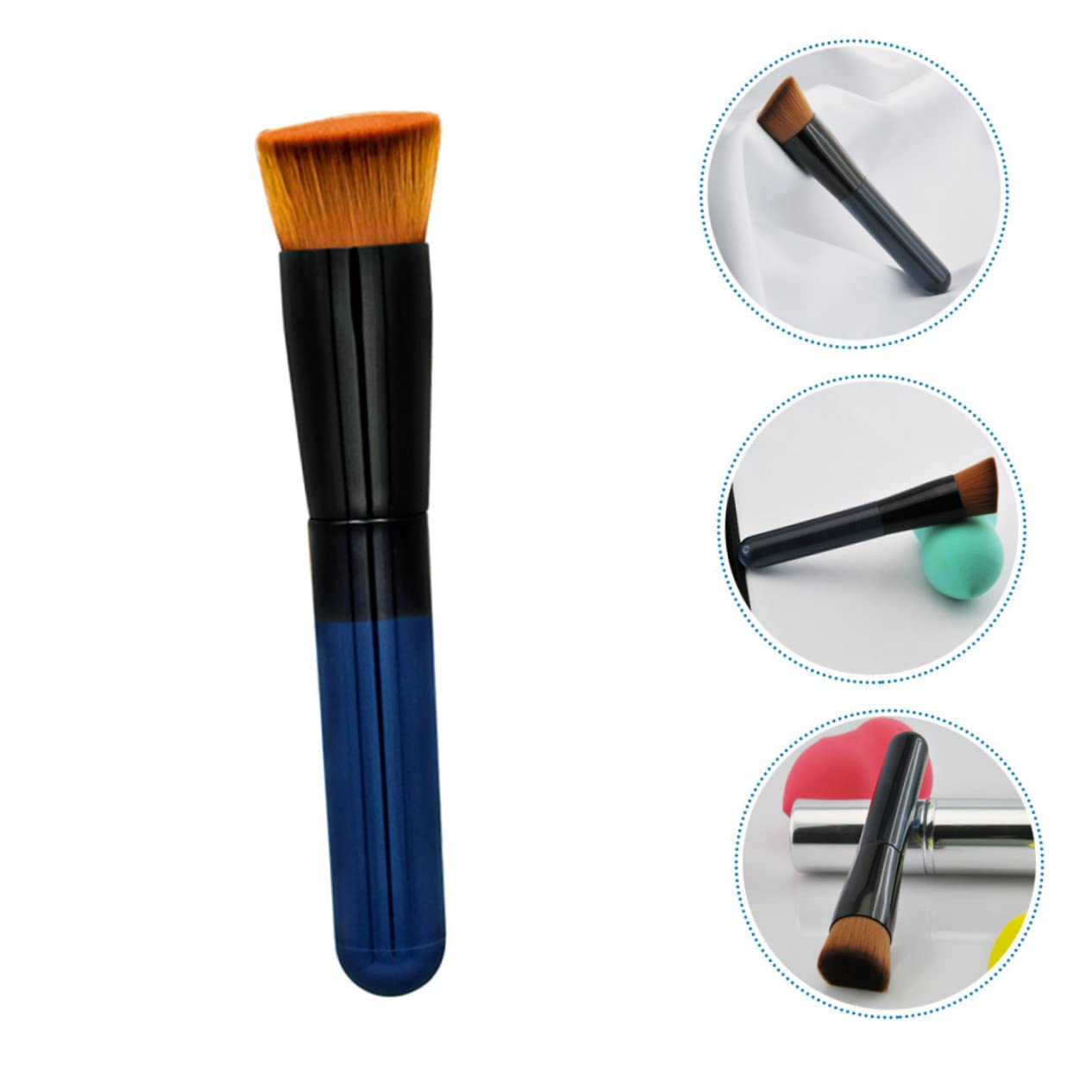 minkissy Makeup Sponges for Foundation No Shedding Soft Denser Silkier Brush Blending Powder Brush for Women Girls Ladies