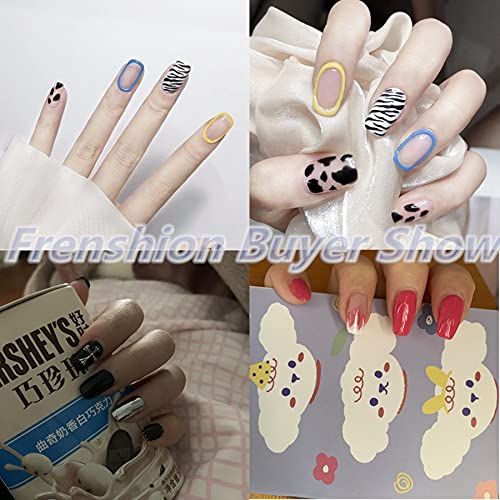Upgraded 6Pcs 8ML Gel Liner Polish Kit Set mit Pinsel, 3D DIY Designs Lackierter UV Led Gel Nagellack, zum Malen… – Bild 6