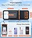 TORRAS IP68 Waterproof Phone Pouch Double Space, Floating Waterproof Phone Case with Lanyard for iPhone 17 Pro Max 16 15 14 S26 S25, Phone Dry Bag Vacation Cruise Ship Travel Essentials 7.0'', Black