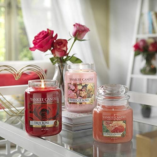 Yankee Candle Scented Candle | Fresh Cut Roses Large Jar Candle | Long Burning Candles: up to 150 Hours | Perfect Gifts for Women