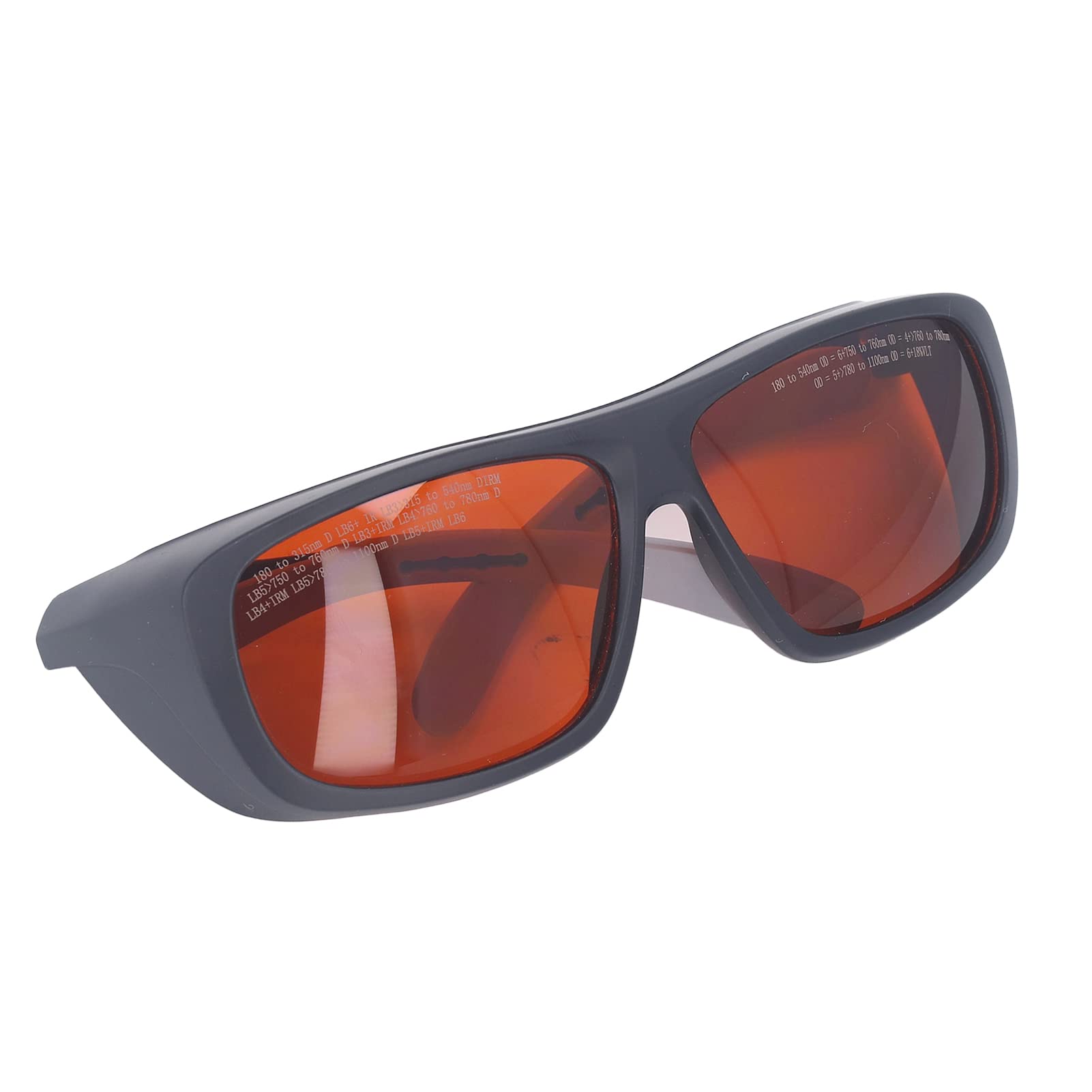 Cocoarm Laserbrille, PC-Brille, Blendfrei, 180 Bis 540 Nm, 750 Bis 1100 Nm, Schnelle Lichtreaktion, Kratzfeste Oberfläche für Glasfaserprojekte, Techniker und Laborbenutzer