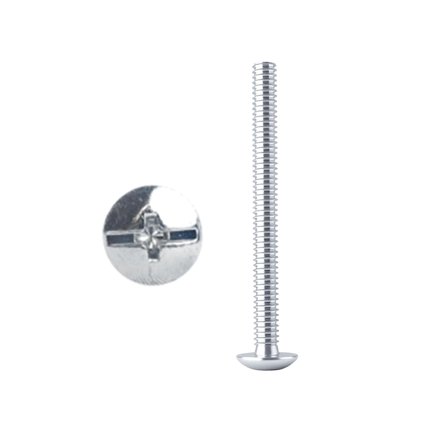 Machine Screws - 8-32 x 1-3/4" M4x44（30pcs）, Perfect Fit for Knob and Pull Installation, Machine Thread Screws for Drawers & Doors