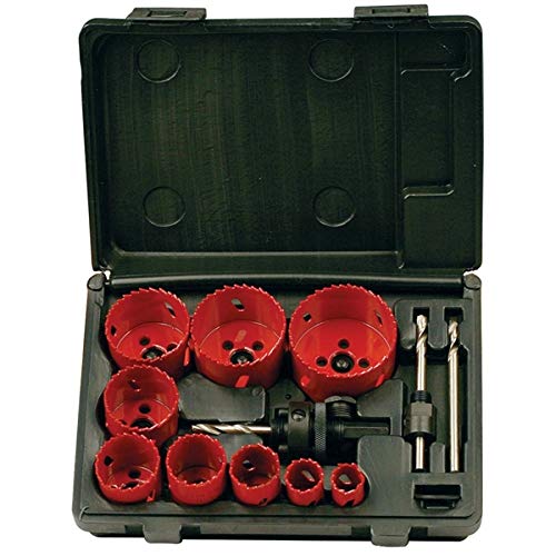 TTC 9800C 9 Pc 1-3/4"- 2-1/2" Bi-Metal Hole Saw Kit