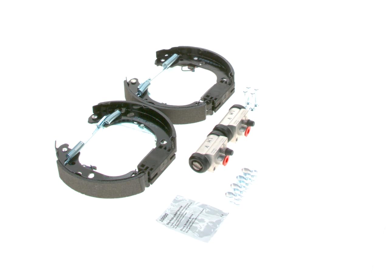 Bosch KS620 Kit Super Pro - Kit freno a tamburo posteriore - 1 set preassemblato, 2 cilindri freno a ruota, 4 ganasce freno