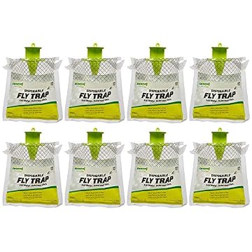 RESCUE! Outdoor Disposable Fly Trap: Lightweight Camp Defense