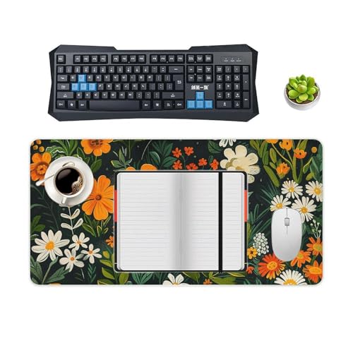 Tapis de souris antidérapant 60x30 cm pour une précision maximale
