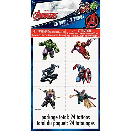 Avengers Tattoos, 24ct