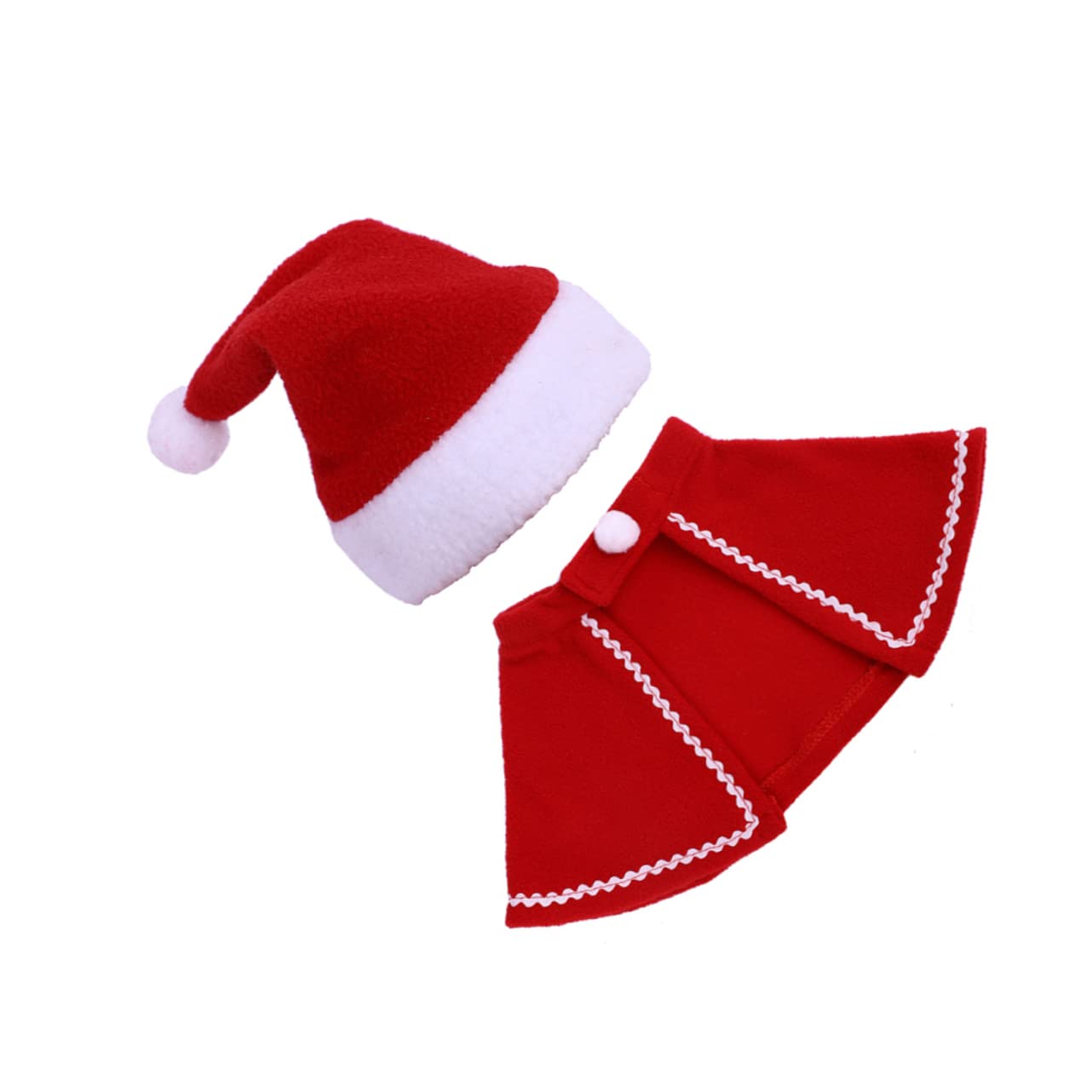 HMJGDHX 4 Pezzi Divertente Costume da Animale Domestico Mantello per Cani per Natale Festa per Animali Domestici Vestiti Cosplay Vestito per Cucciolo di Cane