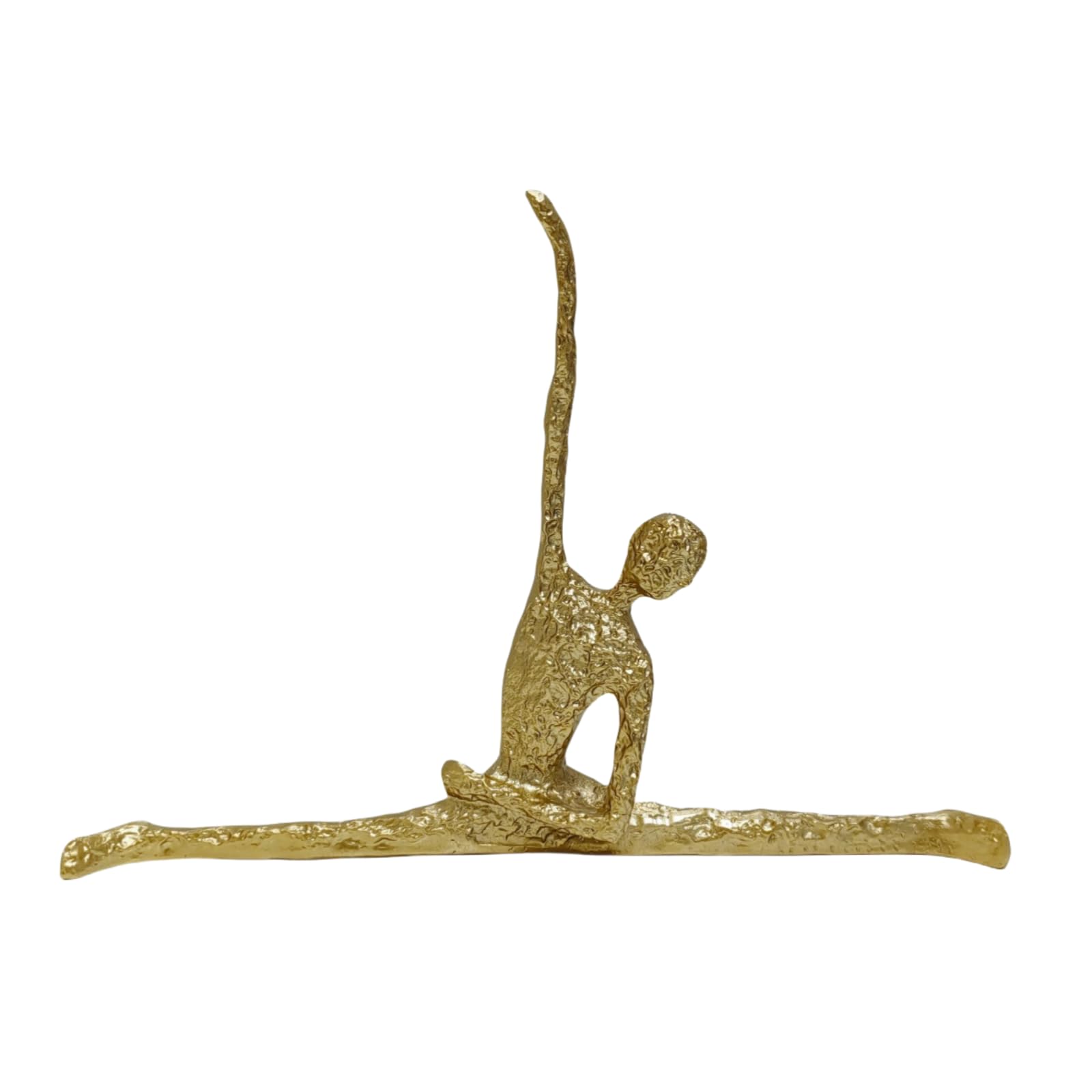 YOYUMI Sculpture Modern Resin Abstract Figure Home Decoration Crafts Desktop Ornaments Office Decoration Splits Gold