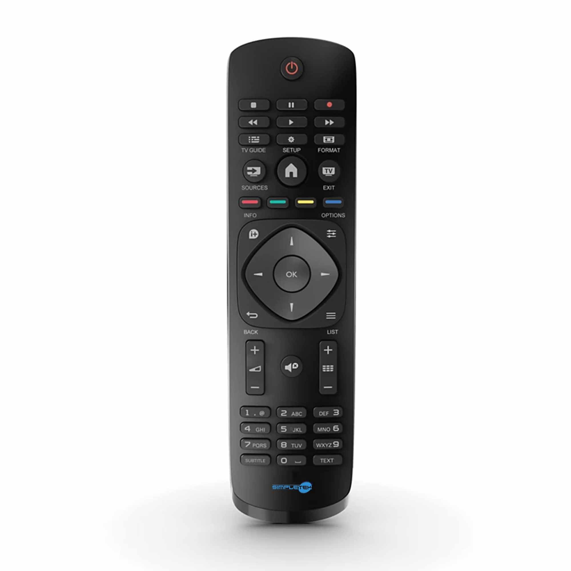 SIMPLETEK - TV LED 22" Full HD 1080p - DVB-T2/S2 | 1xCI+ 2xHDMI 1xVGA 1xScart 1xUSB 1xSAT Audio digitale | Basso consumo energetico - Con base