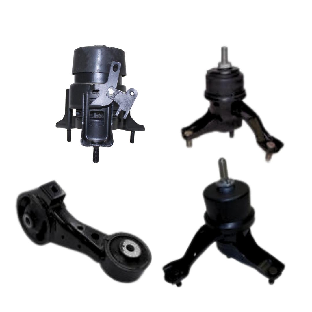AUTO BUFFY Motor &Trans Mount 4PCS Fits 2004-2006 Lexus ES330/for Toyota Camry 3.3L Japan Built Replacement for 9165 A4207 9197 A4236 9212 A4212 10099 A4239HY