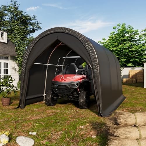 EROMMY Carport 10 x15 FT Heavy Duty, Portable Garage with