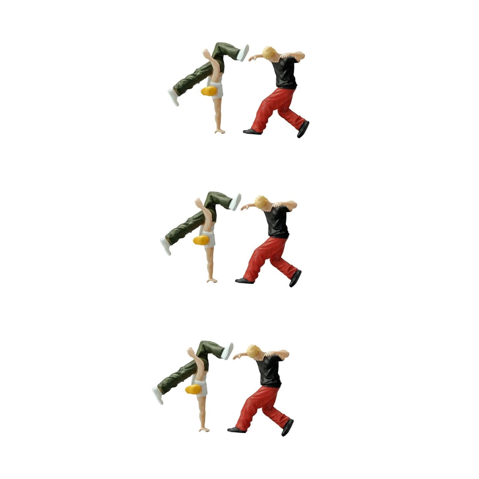 Modèles de Danseurs Figurines Hiphop Miniatures pour Déco Salon et Style Urbain