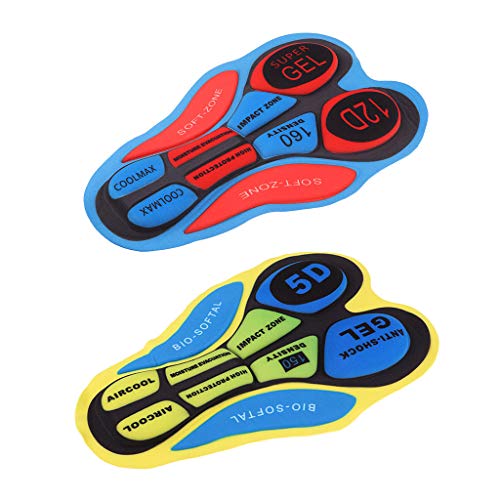 Tongina Almofada de Esponja de Gel para Ciclismo Calça Esportiva Calça Almofada de Equitação Proteto