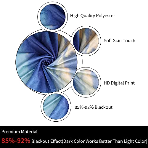 Dorcev Blackout Curtains Black Grey Gold Marble Window Drapes Fluid Gold Foil Gothic Window Curtains Modern Abstract Art Window Treatments For Youth Living Room Bedroom Kitchen,52X84 Inch，2 Panels #TOP4