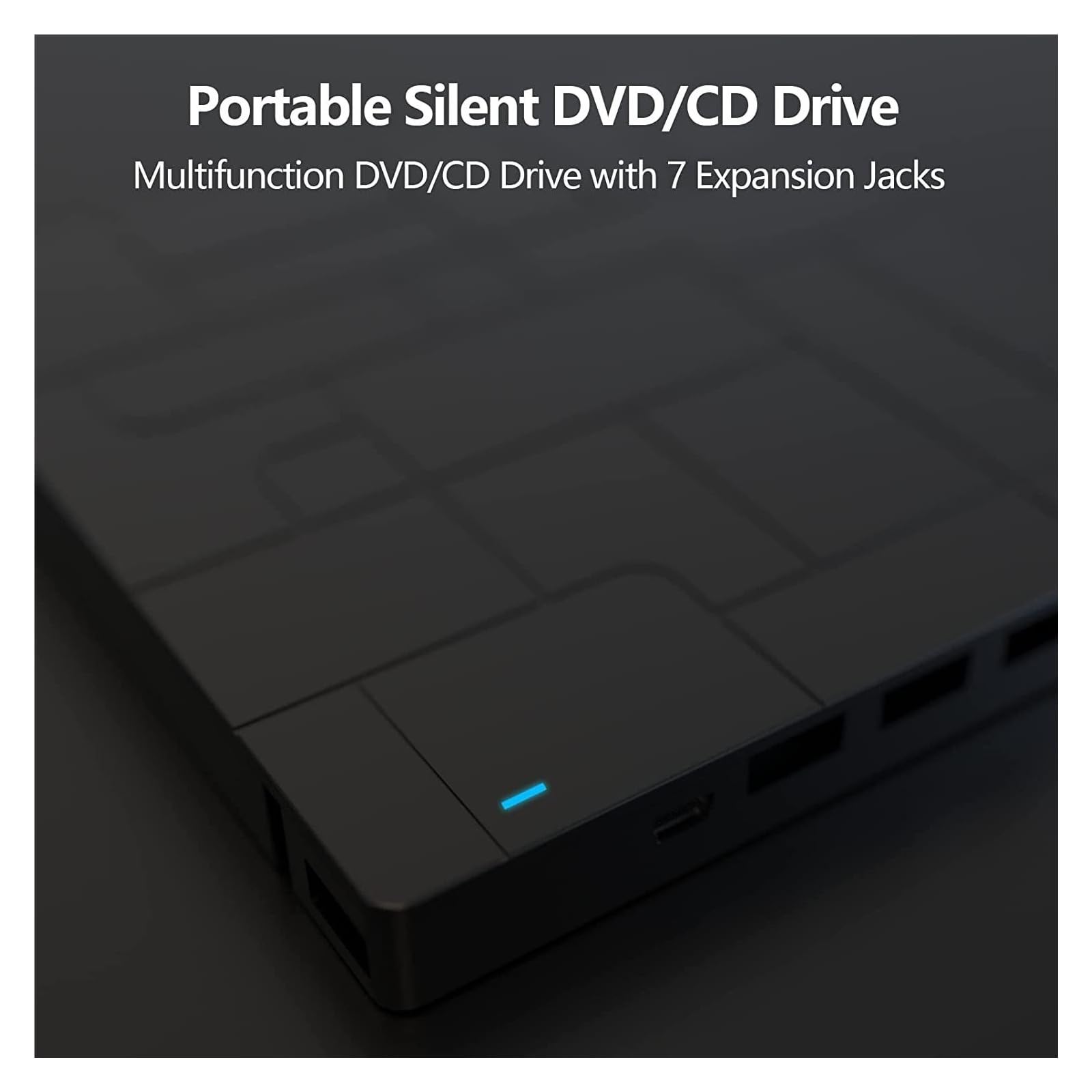 2w1 USB3.0 TypeC Slim Zewnętrzne DVD RW Nagrywarka CD Napęd Palnika Czytnik Odtwarzacz Napędy Optyczne Do Laptopa PC Nagrywarka DVD DVD Kompaktowy łatwy W UżYciu