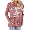 Vaise-Womens-Schrute-Farms-Shirt-Sweatshirt-Casual-Long-Sleeve-Shirts-Loose-Tunic-Tops-with-Pockets XGATML Vaise Womens Sweatshirts Casual Long Sleeve Shirts Loose Tunic Tops with Pockets A-Pink