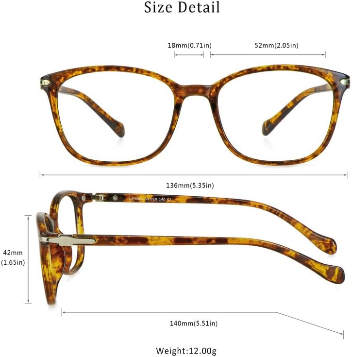 Miniatura 3 de LifeArt Lentes de bloqueo de luz azul, antifatiga ocular, anteojos de lectura para computadora, anteojos de TV para mujeres y hombres, antirreflejos