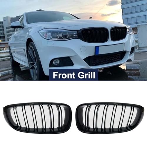 Grilles De Remplacement Double Latte BMW Série 3 GT F34 Fixation Clipsée - 2