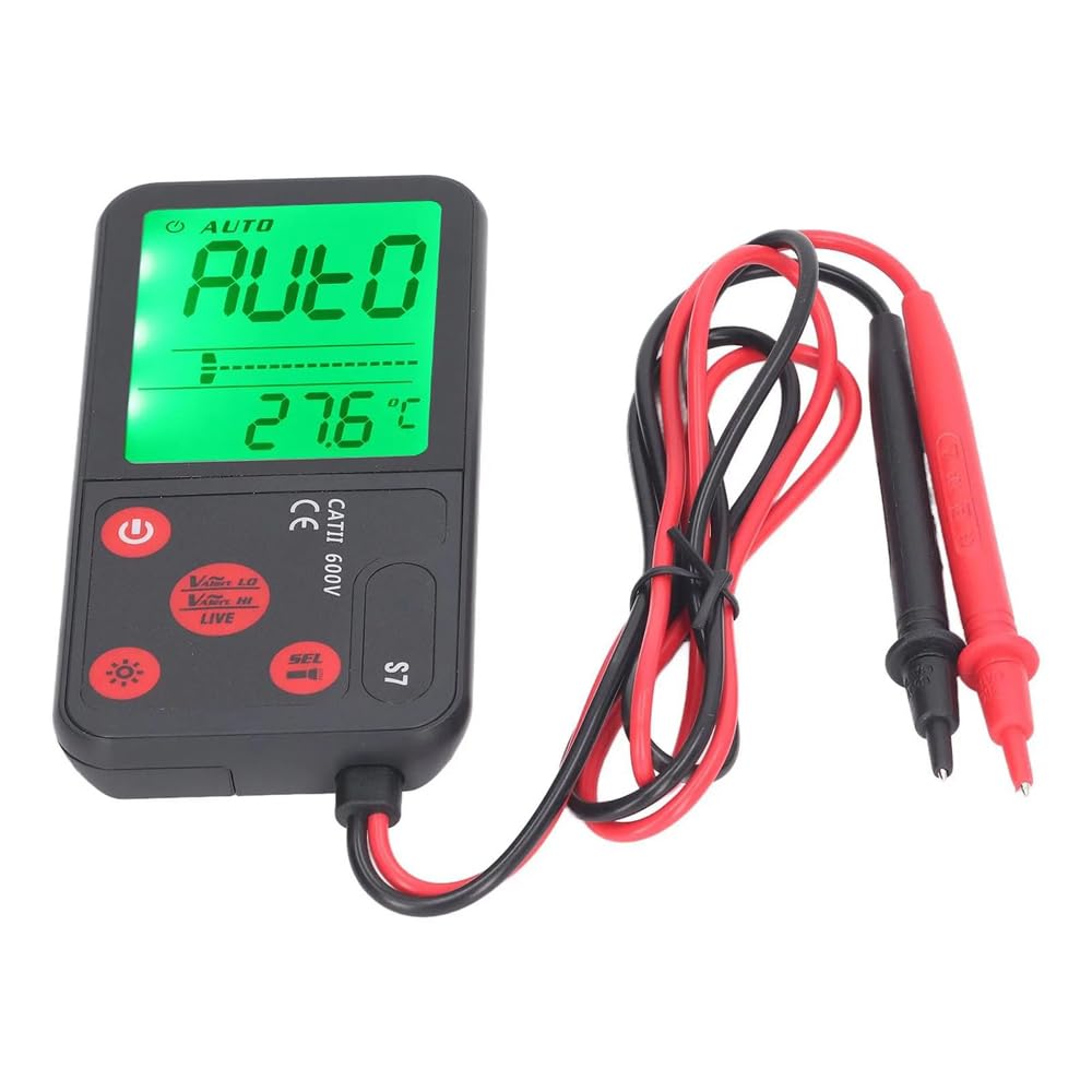 Multímetro Digital de 3,5 Pulgadas 6000 conteo reconocimiento automático Multifuncional Detector portátil de Resistencia a la presión AC - DC