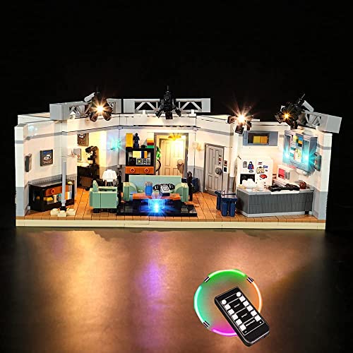 LMTIC Remote Control Led Lighting Kit for Lego Ideas Seinfeld 21328 Building Kit Light Kit for Lego Seinfeld Set Light Set Compatible with Lego 21328(NOT Included The Lego Sets)