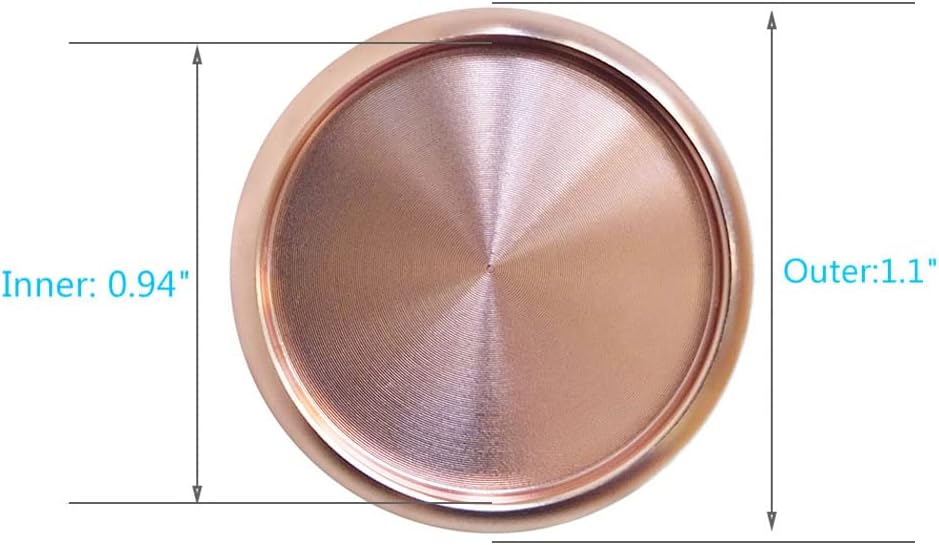 44PCS Premium 1.1 Inch Aluminum Discs for Discbound Notebook, Fromthenon Expansion Disc Binder Rings for DIY Planner Add Extra Pages, Notes or Artwork