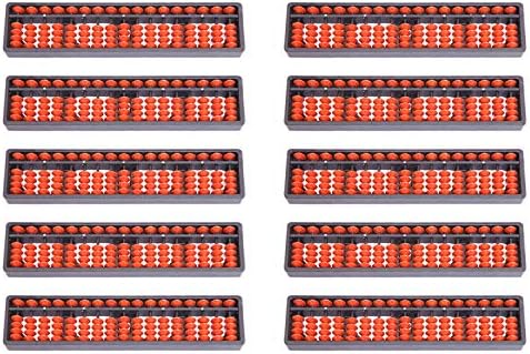 17 rods Educational Abacus Tool | Abacus Scale | Abacus Toys for Kids | Abacus Calculator| Abacus Tool for Kids |Single Colour Brown – (17B-Pack of 10)