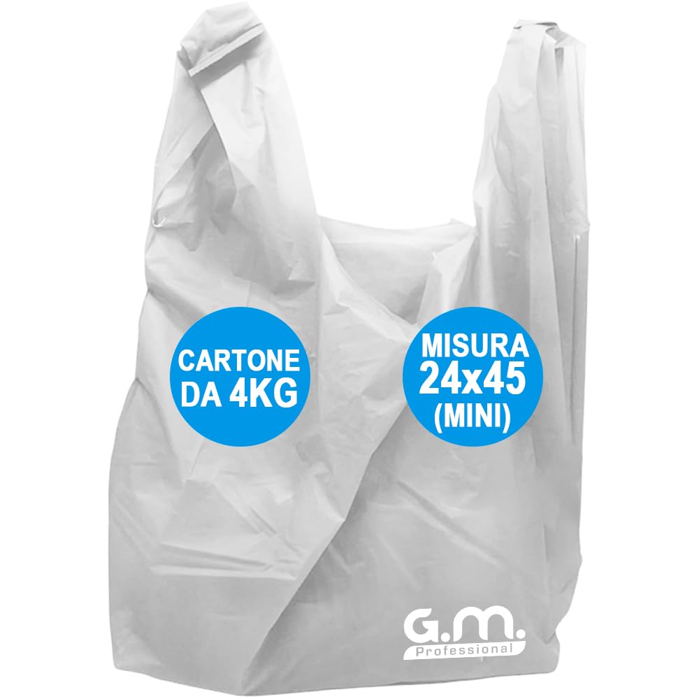 Mochila Militar Buste Di Plastica Bianche Forti Sacchi Shoppers Con Manici Sacchetti Shopper Bag Bolsas Plastico Transparente - Foto 2