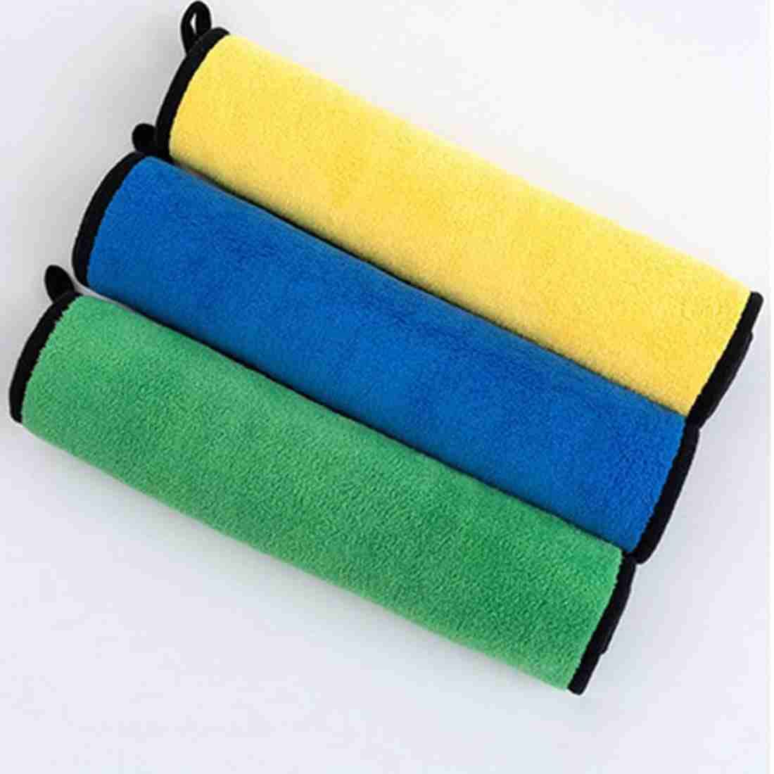 ZELKEY Heavy Microfiber Cloth for Car Cleaning and Detailing, Double