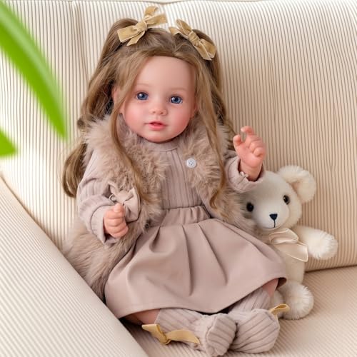 Muñeca Reborn BABESIDE 20 Pulgadas Realista Para Niñas miniatura 1