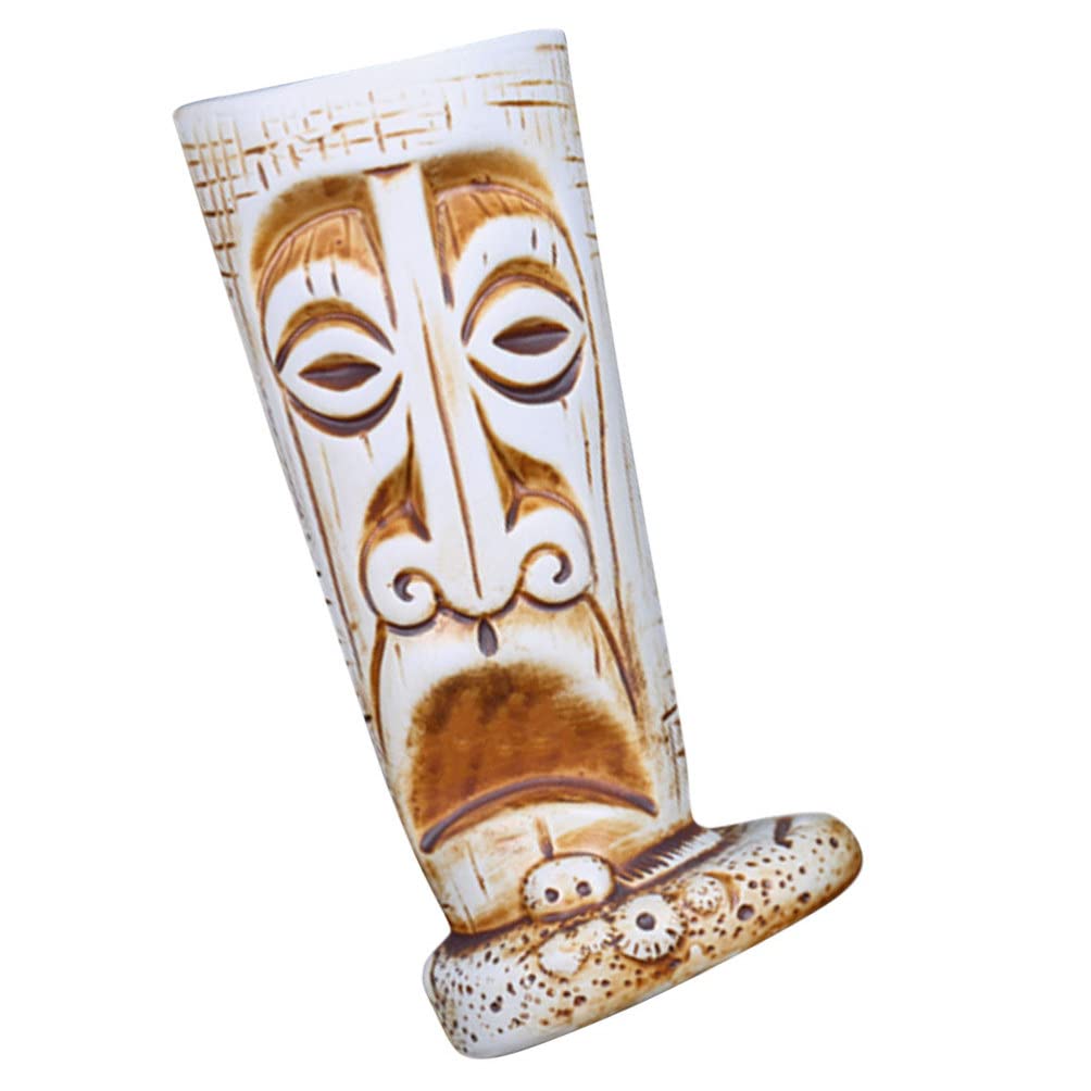 CALLARON Hawaii Ceramic Cocktail Cup Unique Shape Drinking Cup for Parties Bars Banquets Elegant Beverage Mug for Wine Whiskey Housewarming Safe Healthy Drinkware