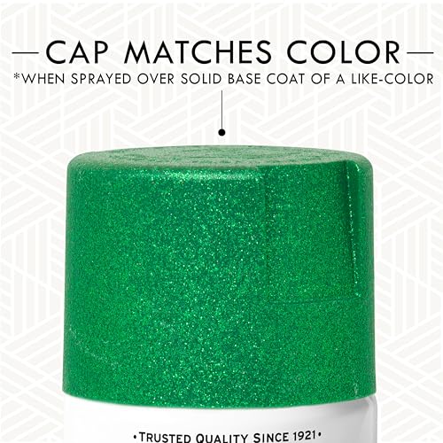 Image of Rust-Oleum 277781 Specialty Glitter Spray Paint, 10.25 Oz, Kelly Green