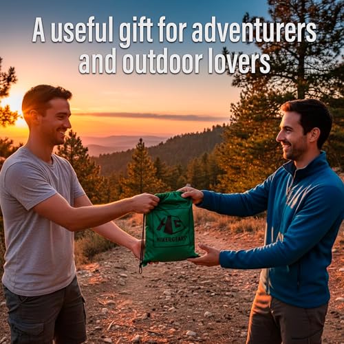 Camping Tarp 10x10 ft (3x3 m) Waterproof Lightweight Rain Fly - Backpacking, Hammock Shelter, Emergency Survival Tent, Durable, Compact All-Weather Cover - Image 6