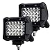LED Pod Lights,4Inch 2PCS LED Pods Light Spot Beam Work Light Bar LED Flood Light Pods Quad Row Cube Driving Fog Lights for Jeep Off-road Truck Boat ATV SUV (24LEDs - 72W)
