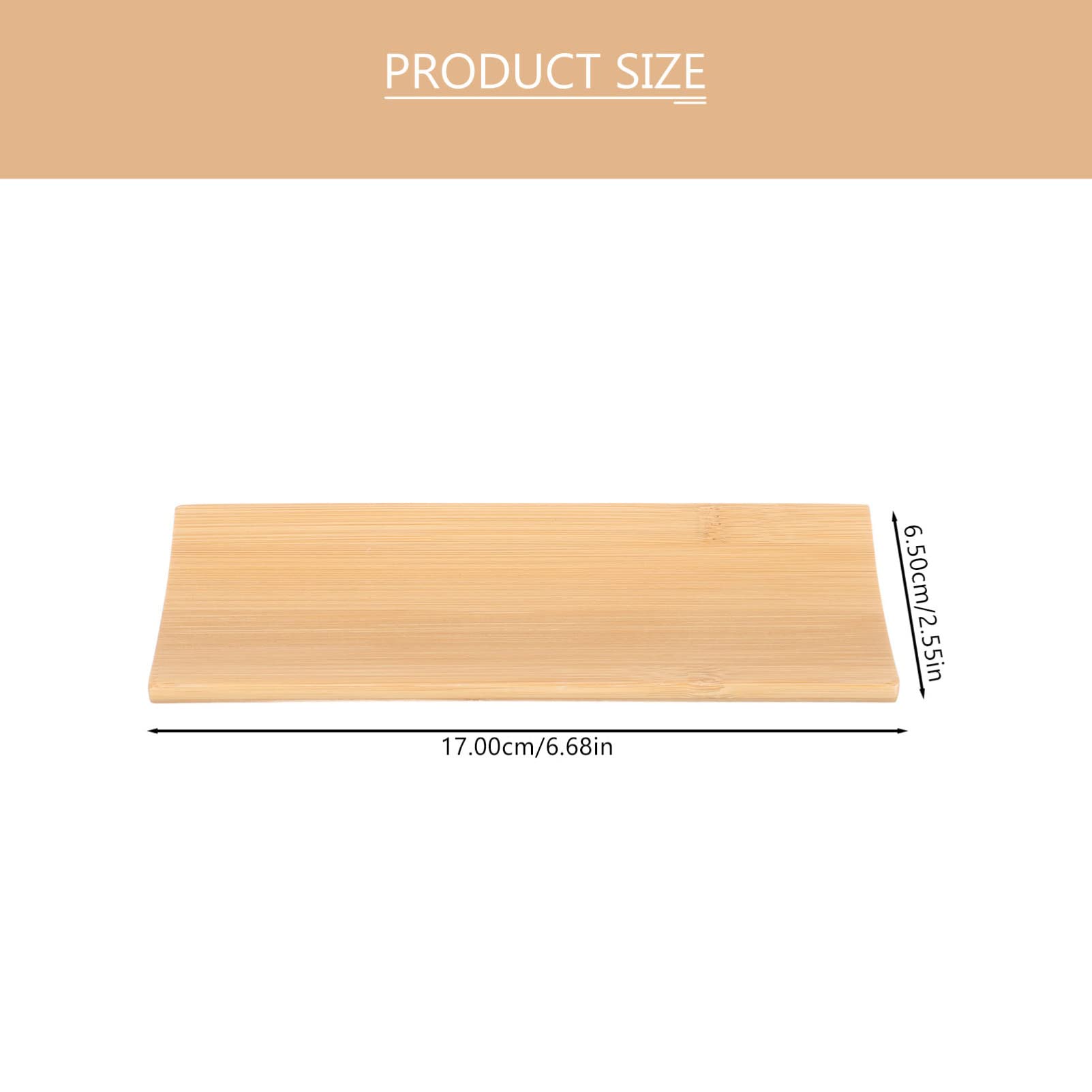 GRIRIW 2pcs Sushi Tray Sushi Board Sashimi Serving Plates Daily Use Sushi Dish Sushi Display Plates Sushi Roller Japanese Style Sushi Dishes Buffet Serving Utensils Orange