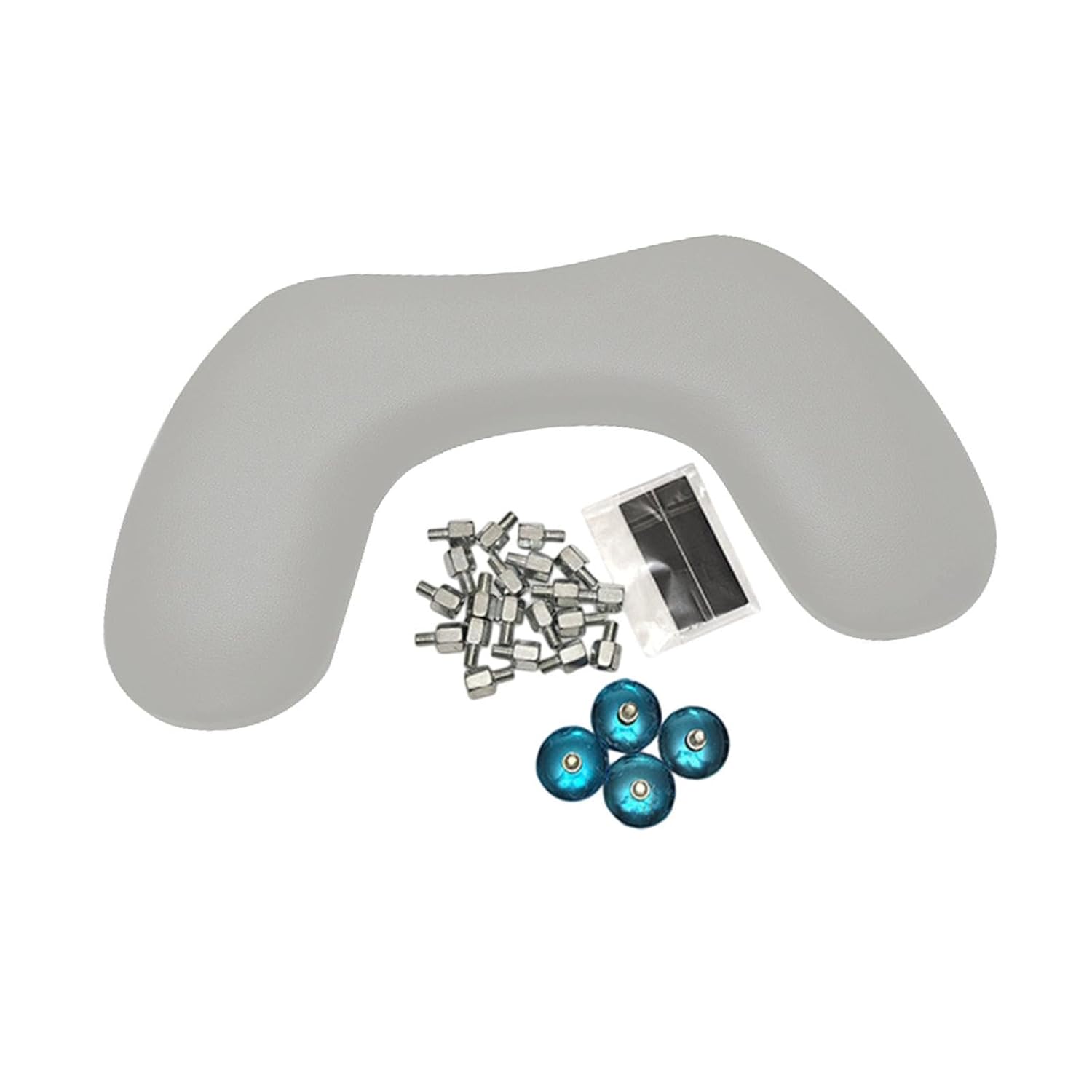 U Shape Arm Rest, Arm Rest, Cushion Nails Cushion Hand Holder Comfortable Detachable Metal Stand for Women Nails Supplies, Gray